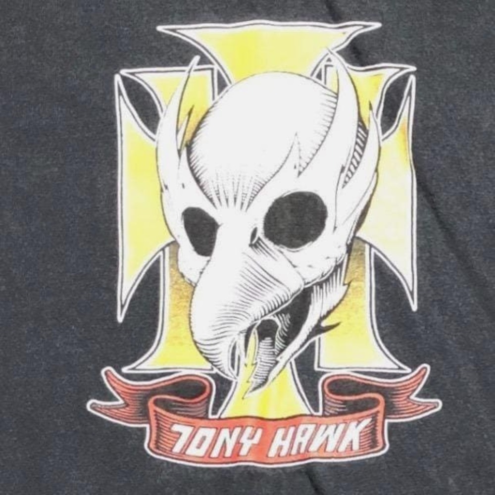 Birdhouse‎ Tony Hawk T-Shirt Mens Large Black Vintage Skate Made in USA Fair